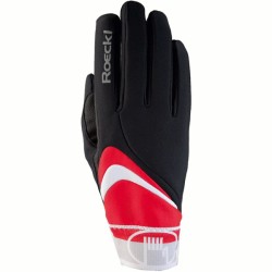 Gants de course Roeckl Gent noir-rouge